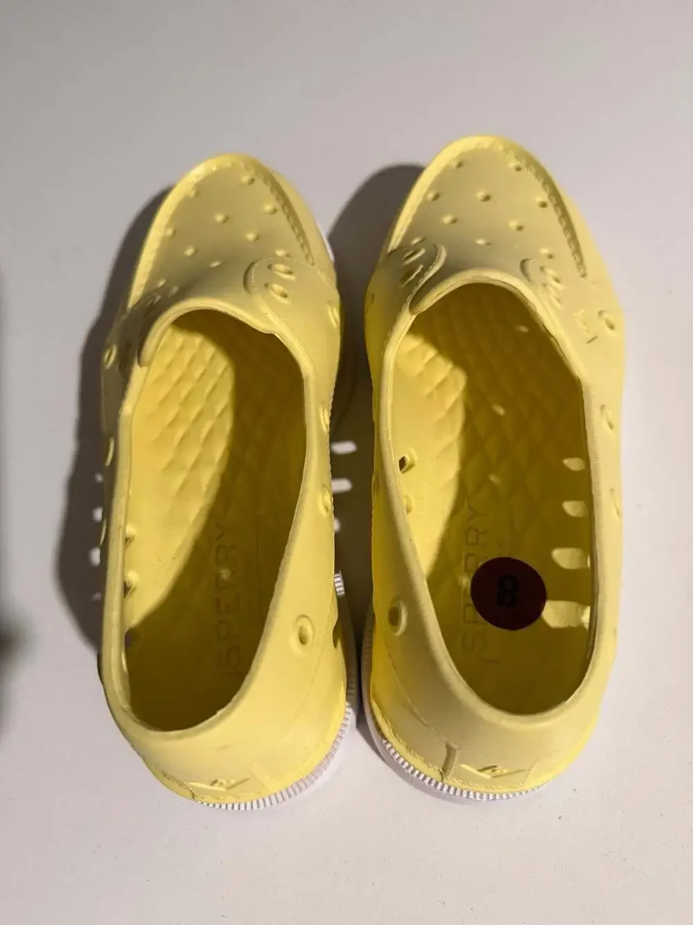Sperry Authentic Original Float Boat Shoes Yellow Women's Size 8 / Men's Size 6